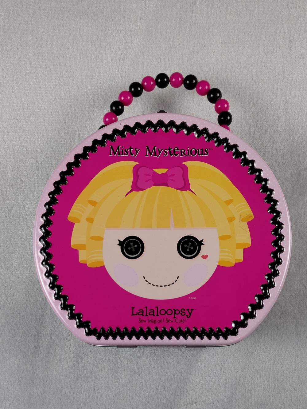 MGA Entertainment Lalaloopsy Misty Mysterious Tin Carry All Hatbox New